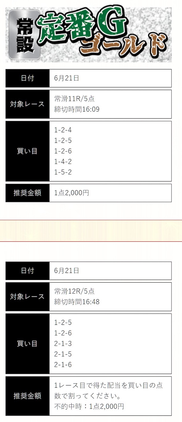 ゴールデンボートブリッジの定番Gゴールドの初検証