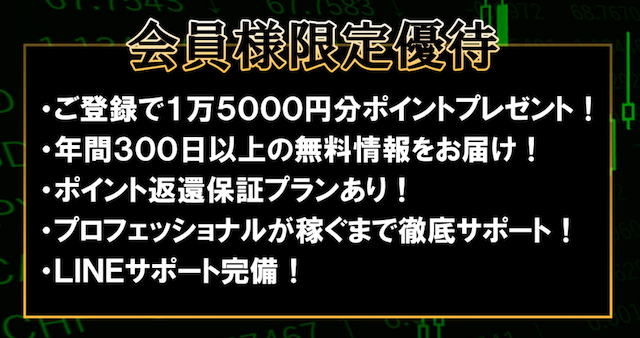 ボートインベスターの登録特典について